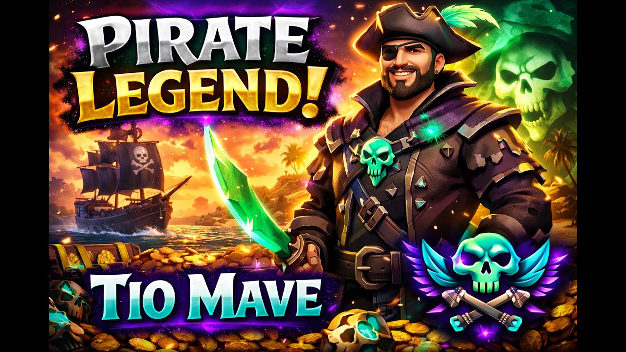 Virando Pirate Legend #seaofthieves   #tiomave #live