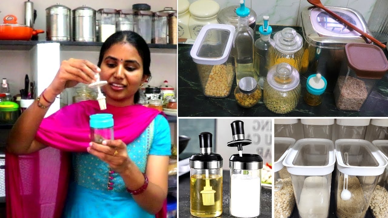 என் கிச்சனில் நீங்கள் கேட்ட பொருட்களின் Price with Links | Glass jars, bottles, Containers etc..