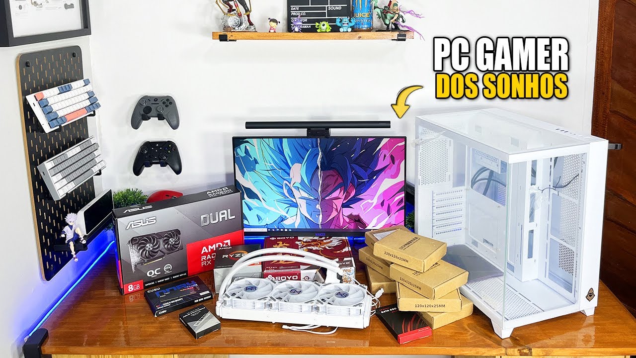 Montando meu Primeiro PC GAMER dos SONHOS - RX 7600