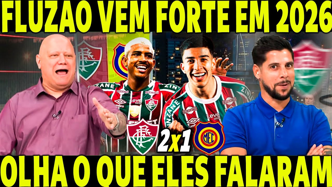FLUZÃO FORTE EM 2026! OLHA O QUE CICINHO E RONALDO FALARAM! FLUZÃO ESTREIA COM VITÓRIA!