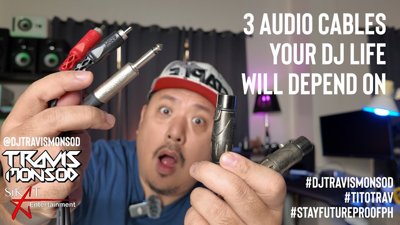 3 of the Most Encountered Audio Cables in you Early DJ Career. #StayFutureProofPH #BeABetterDJ