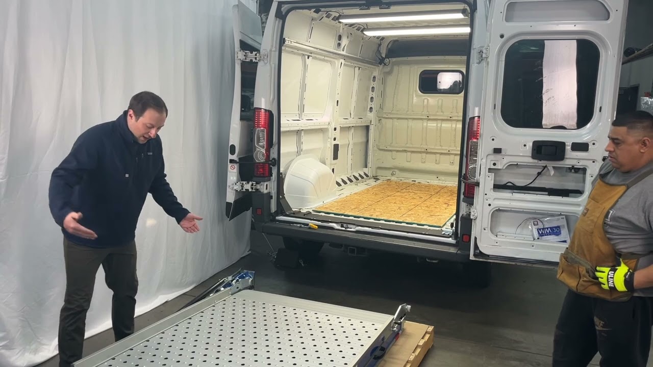 NFP + WM System Swivel Loading Ramp Install, ProMaster, No Drill Hardware, Video 2 of 3