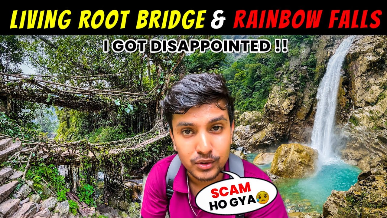 Got Scammed at Double Decker Living Root Bridges | Blue Lagoon & Rainbow Falls | Meghalaya 2025