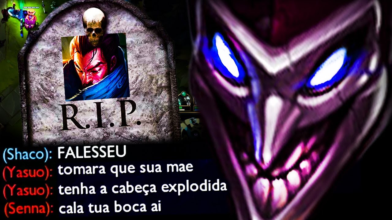 DESEJARAM A MORTE DA MINHA MÃE JOGANDO DE SHACO CEMITÉRIO KKKKKKK