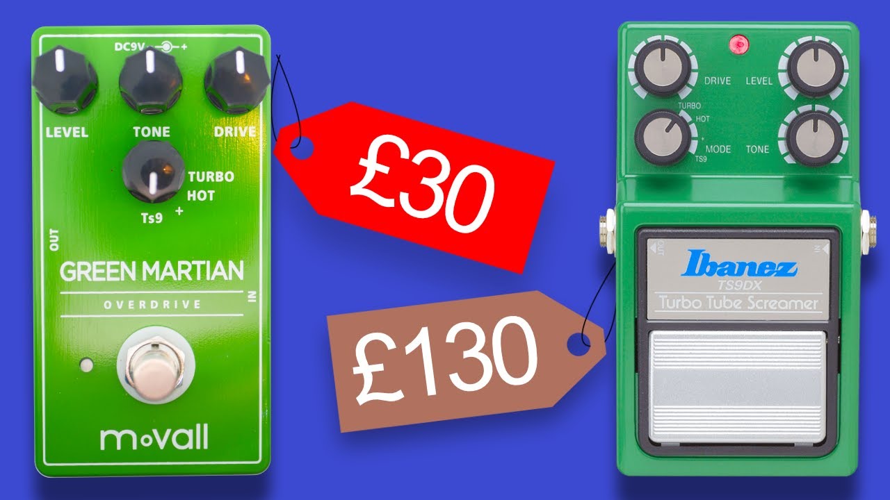 Like the TS9DX, but cheaper - MoVall Green Martian Overdrive
