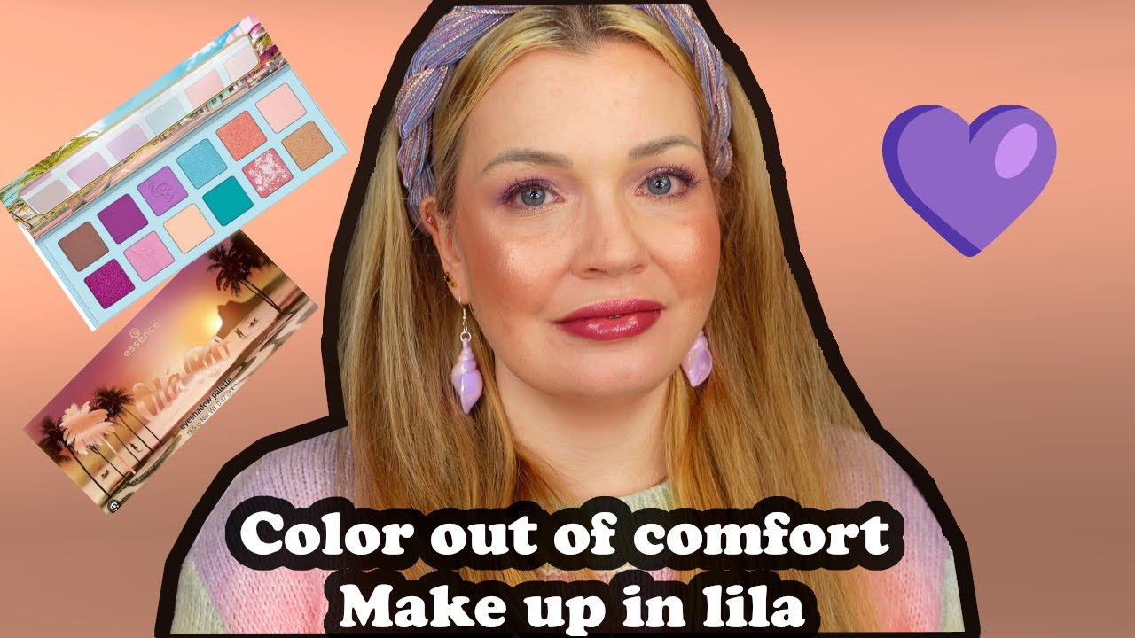 Color out of comfort | Make up in lila 💜