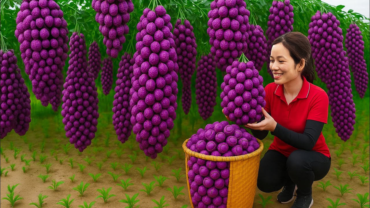 Brave Woman Harvests Wampee Cherry Fruit to Sell at Market – How Delicious Is This Asian Treat?