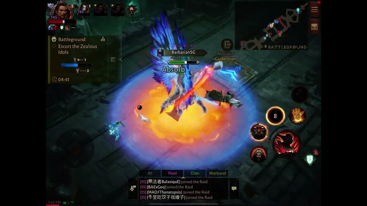 A successful BG game - playing my role to perfection