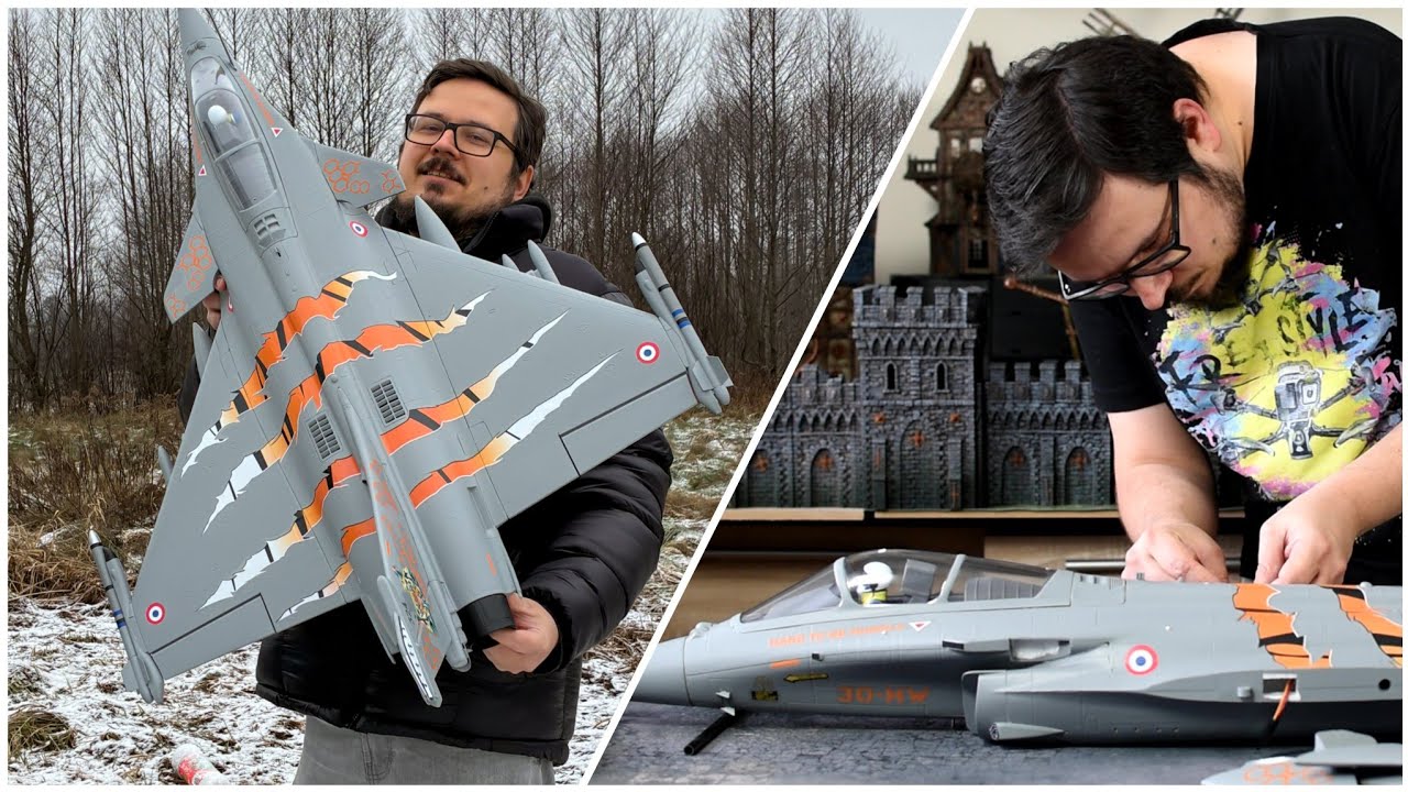 Samolot RC Jet - Unboxing i montaż Rafale 64mm od FMS