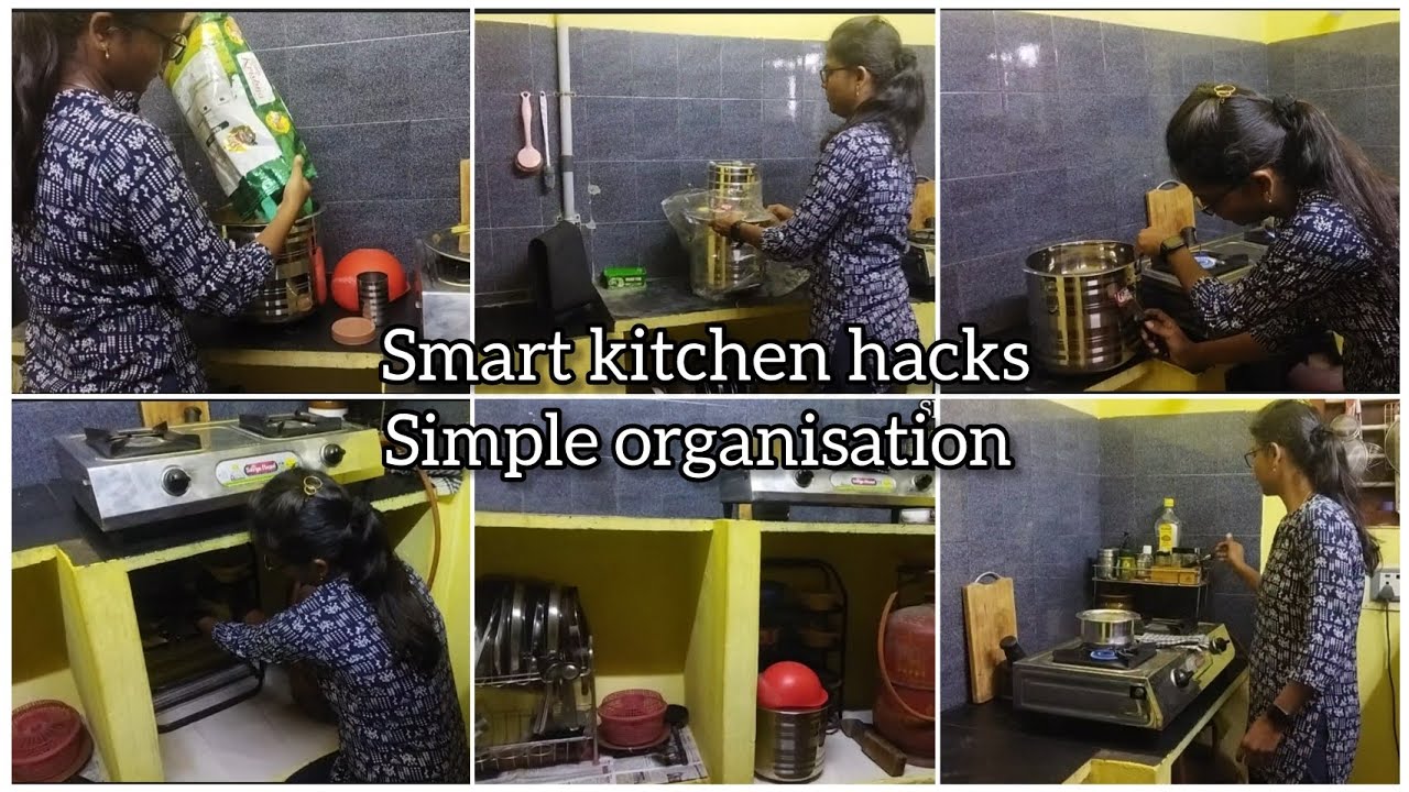 Smart kitchen hacks in simple organisation #homemaker's special
