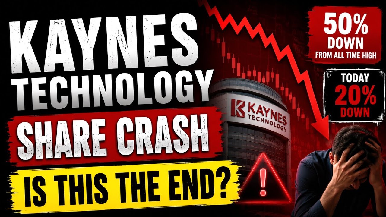 Kaynes Technology Share CRASHES 50% 🚨 Is this the End?