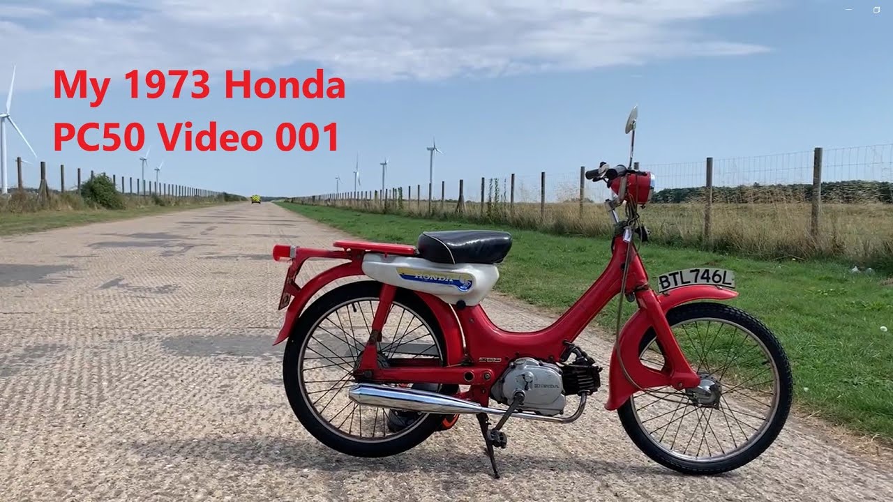 My 1973 Honda PC50 Video 001