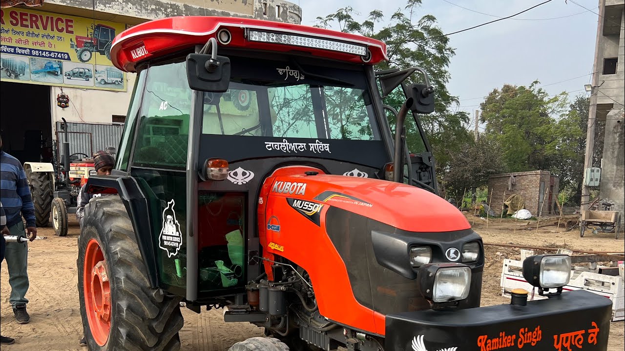 Kubota 5501 ke uper AC Cabin #tractor #video