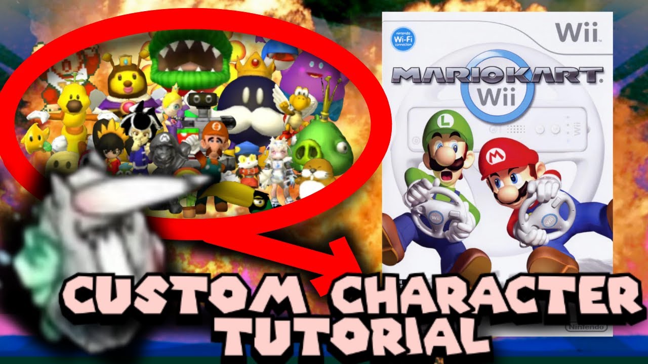 Как добавить пользовательских персонажей в Mario Kart Wii (Читать описание)