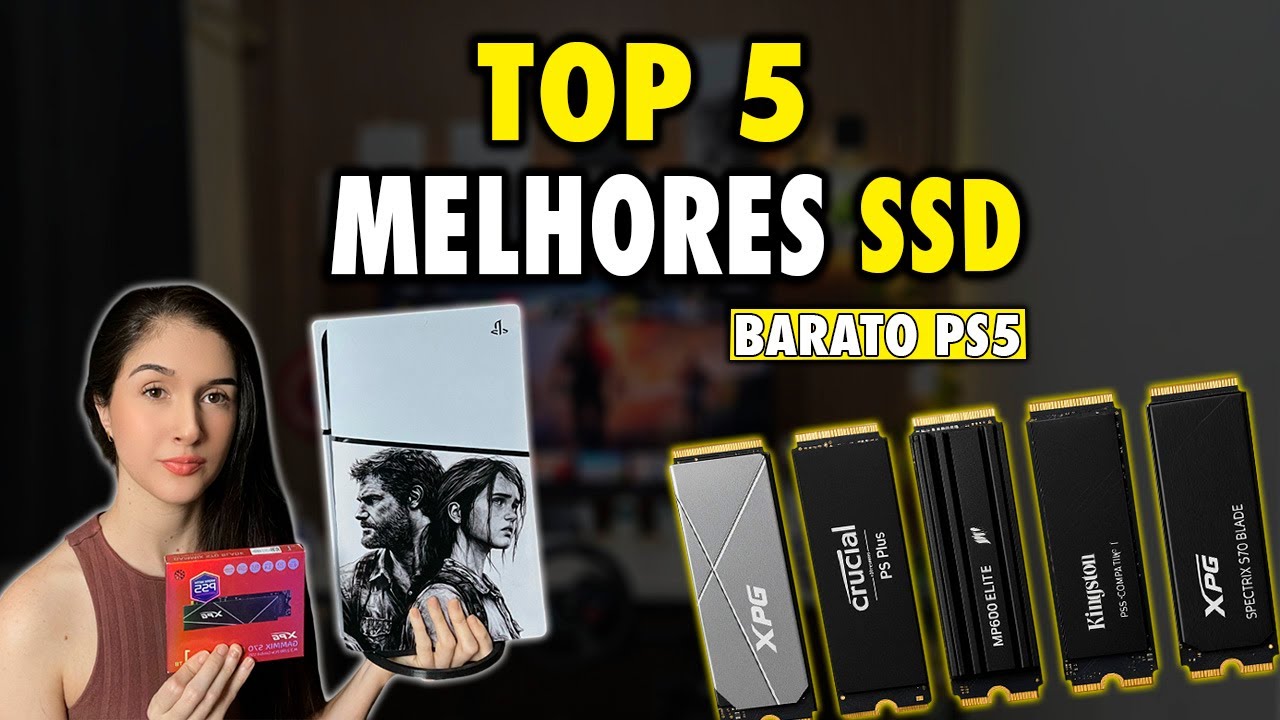 5 MELHORES SSD PARA PLAYSTATION 5! BOM E BARATO 2025!