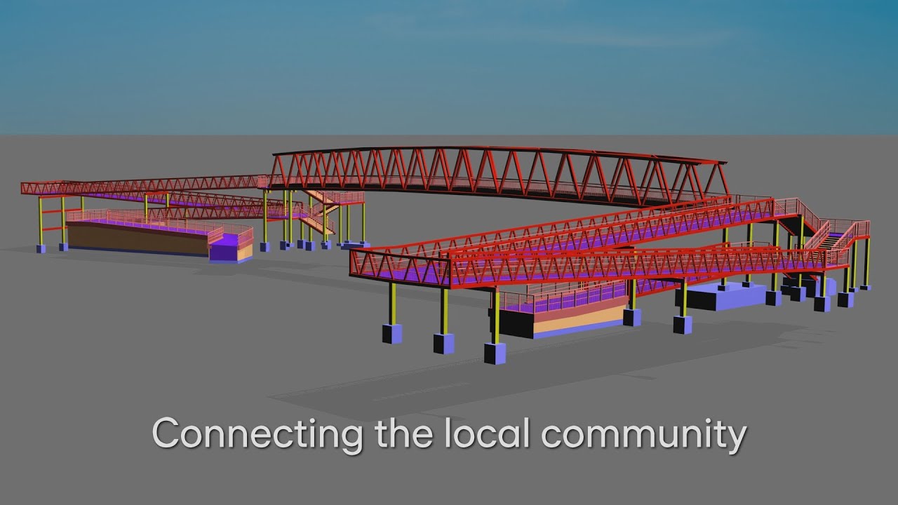 A45 Pedestrian Footbridge