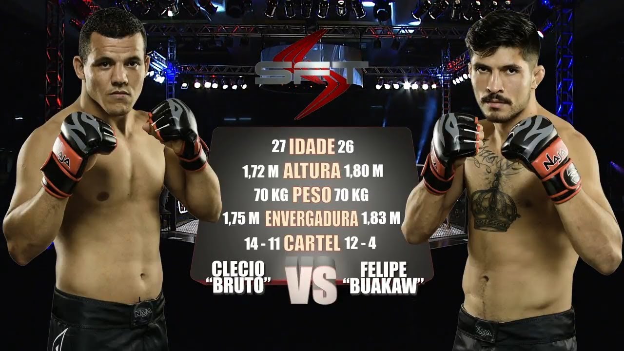 Peso-leve: Felipe Douglas (011 MMA) x Cl&eacute;cio Brutus (Iron Brothers)