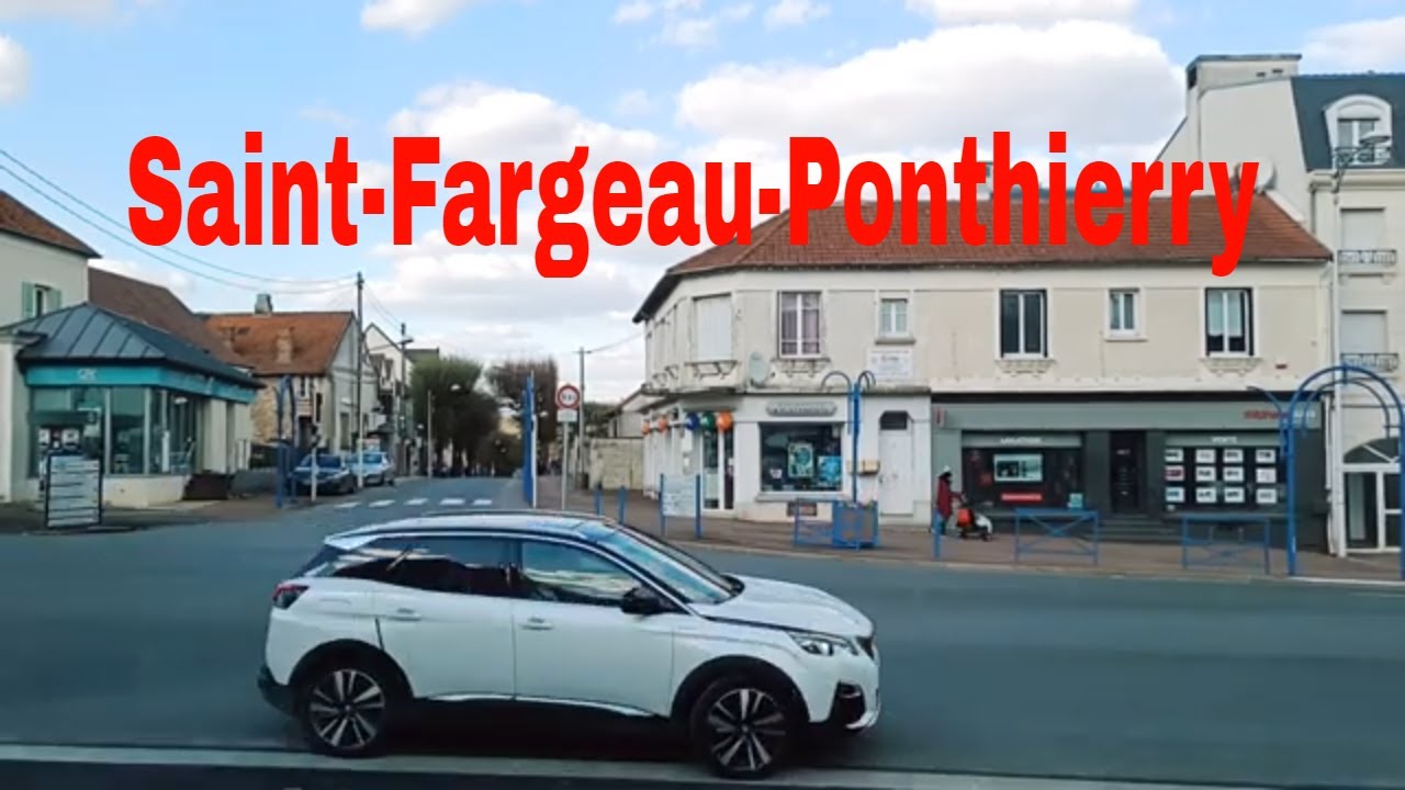 Saint-Fargeau-Ponthierry 4K- Driving- French region