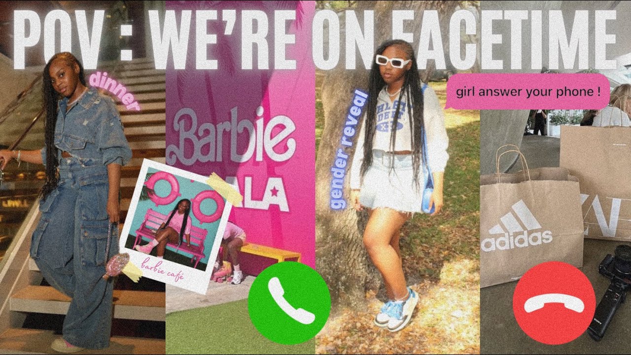 POV: WE’RE ON FACETIME🫧 | hair appointment , birthday dinner , grwm , mall runs , fair + more ღ