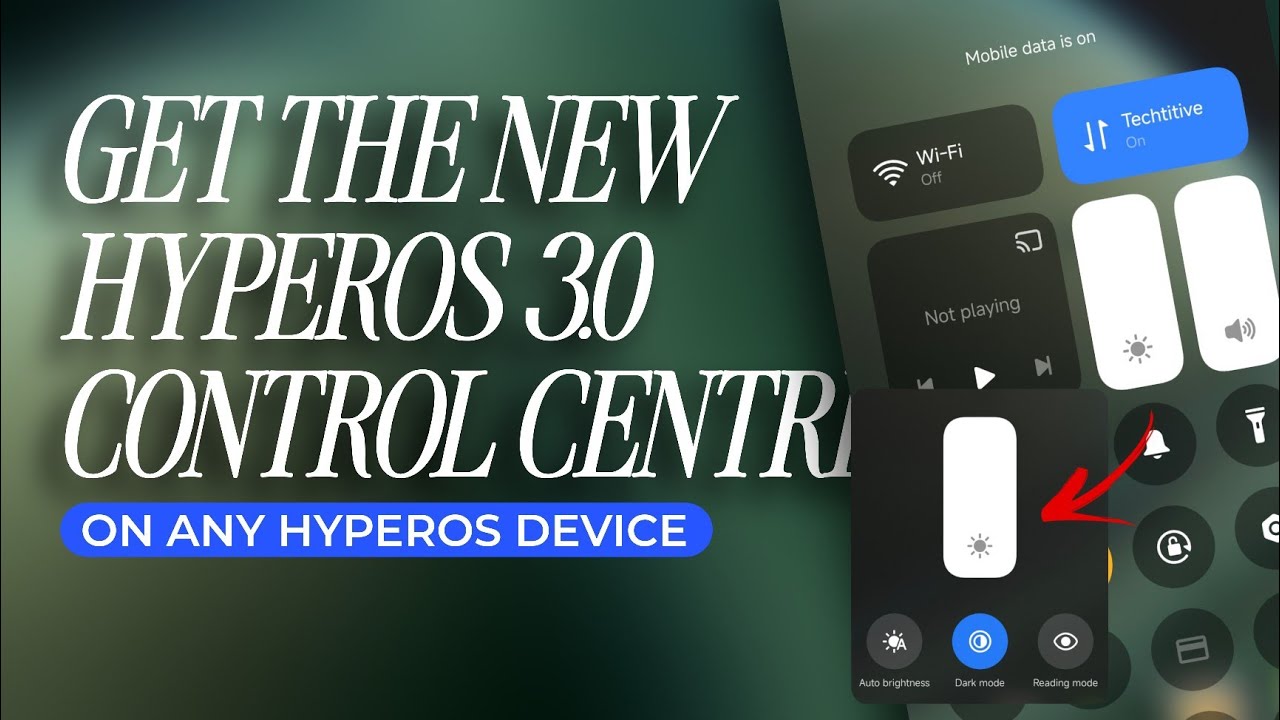 Установите новый Центр управления HyperOS 3.0 &mdash; на любые устройства HyperOS (Xiaomi, Redmi и POCO...