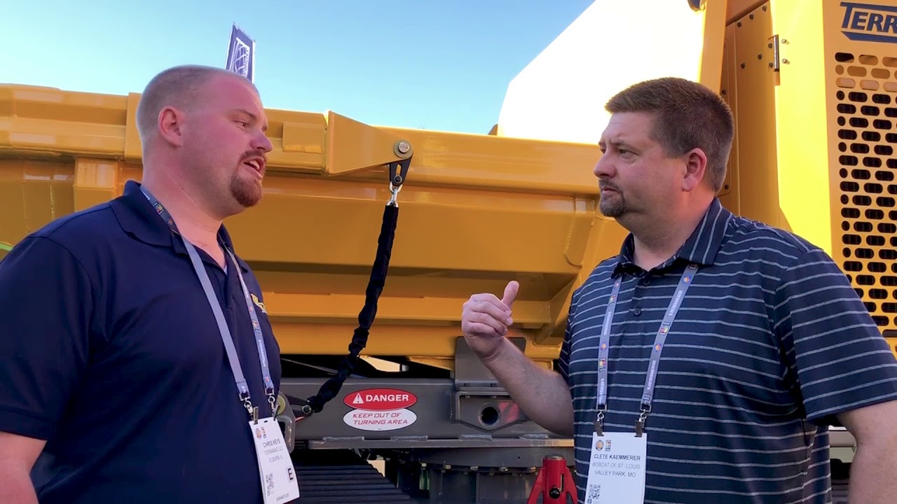 New Terramac RT7R Rotating Crawler Carrier at ConExpo