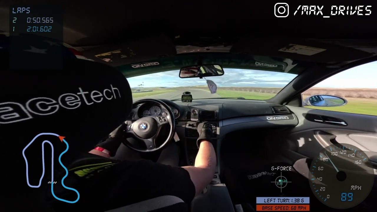 Thunderhill East 1:59 Lap E46 M3