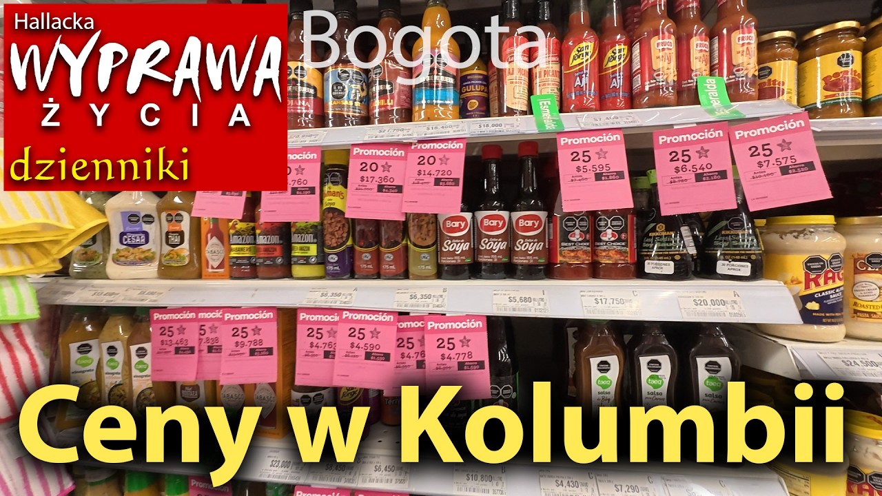 Ceny produktów w Kolumbii - długi film