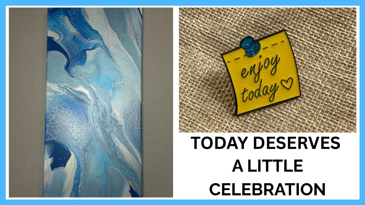 15. ENJOYING THE EASE OF A PUDDLE POUR WITH A SWIPE AND TILT.