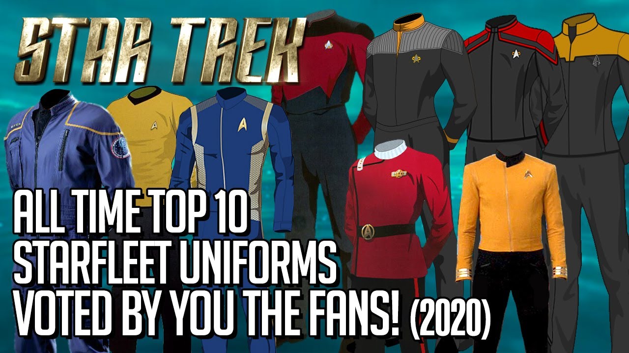 Star Trek Top 10 Starfleet Uniforms of All Time! (2020)
