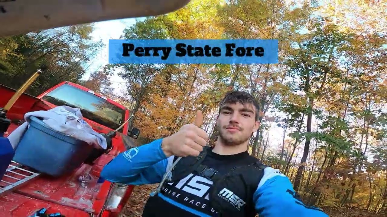 Sketchy single track at Perry State Forest!!