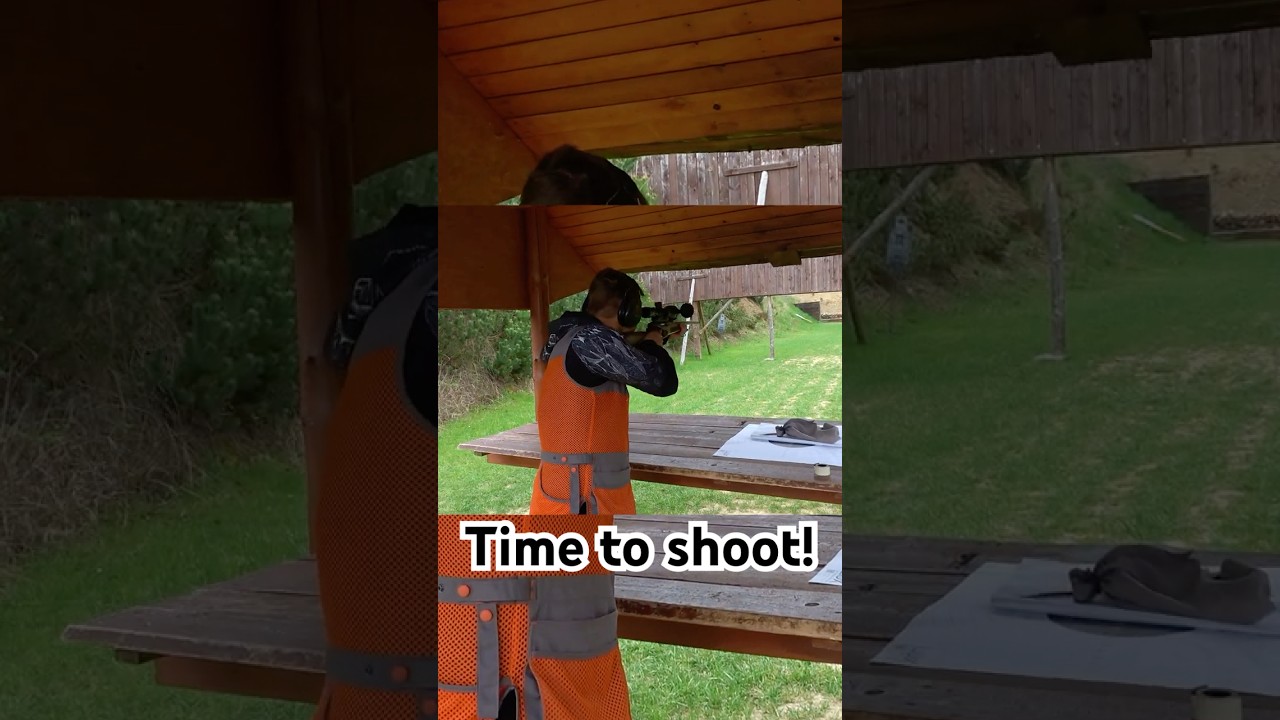 Trening myśliwski 🎯#shooting #guntraining #epicshots #actionshot #targetshooting #shootingchallenge