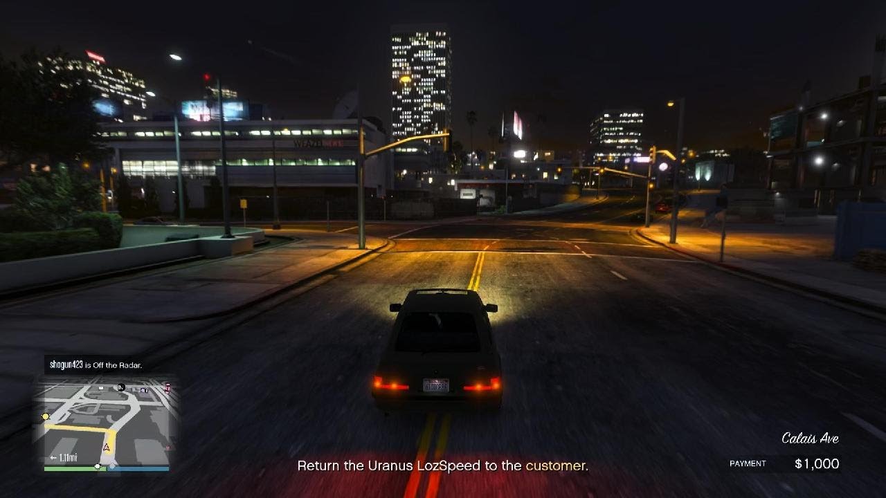 Grand Theft Auto V Car Wash bug 