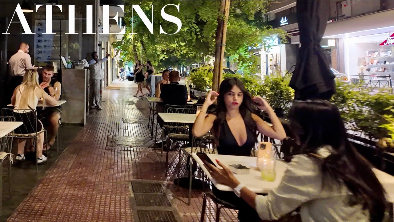 Athens Night Walk | Pangrati to Kolonaki | July 2025