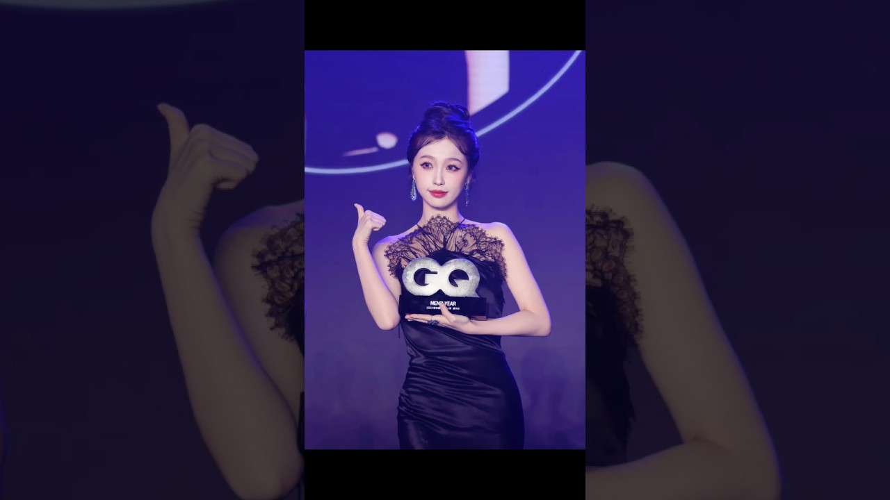 GQ MOTY 2023 | Esther Yu won Breakthrough Actress Of The Year Award #estheryu #yushuxin #虞书欣 #shorts