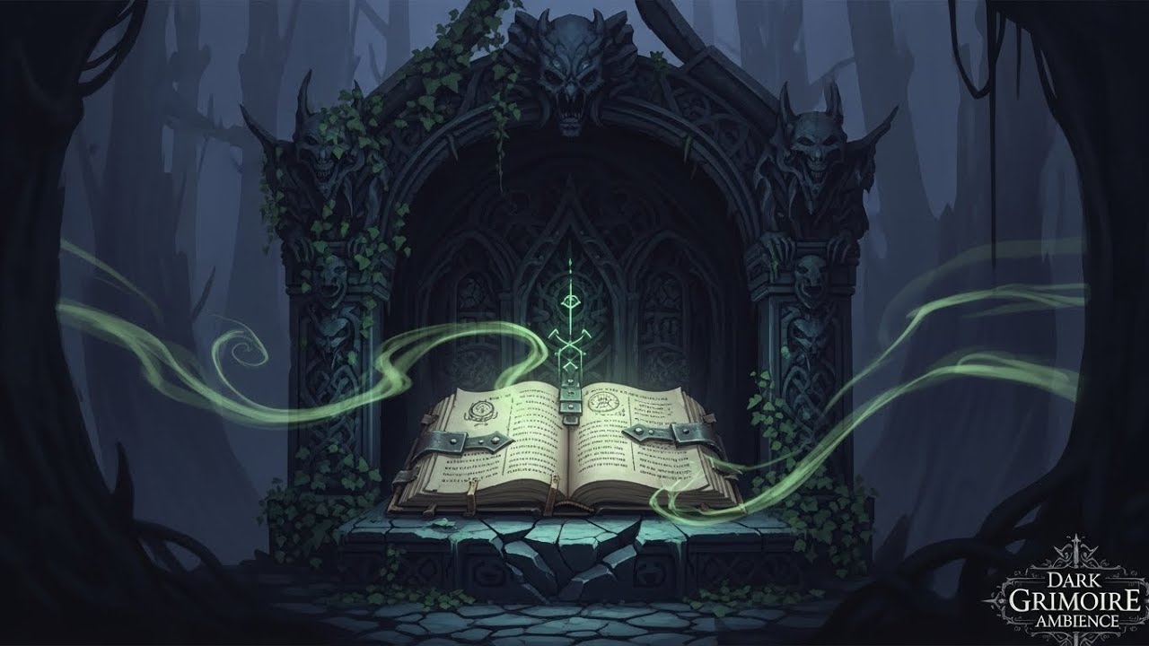 Dark Grimoire Ambience | Occult Rituals in Silence