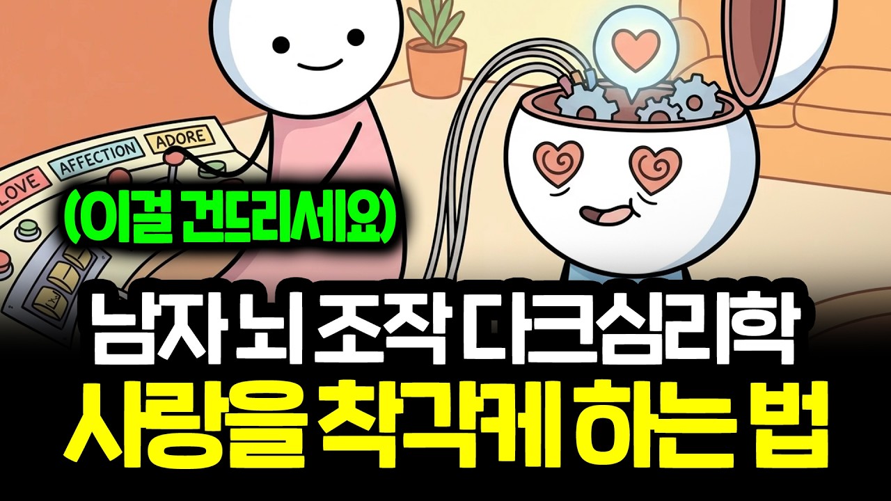 남자를 사랑에 빠졌다고 생각하게 만드는 남자 뇌조작 다크심리학