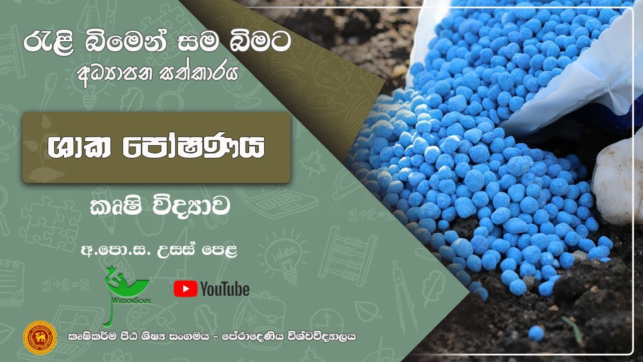ශාක පෝෂණය | Plant Nutrition | Advanced Level Agricultural Science | WisdomScape