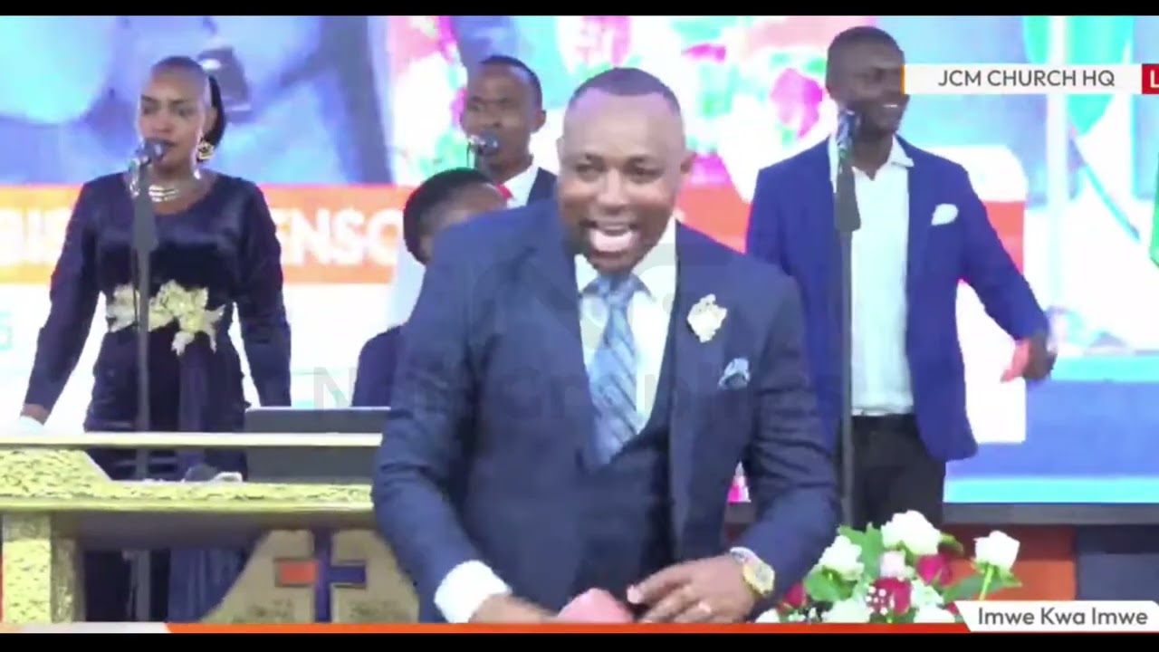 Bishop Ben Kiengei leads Kigooco after praise team comes late to church