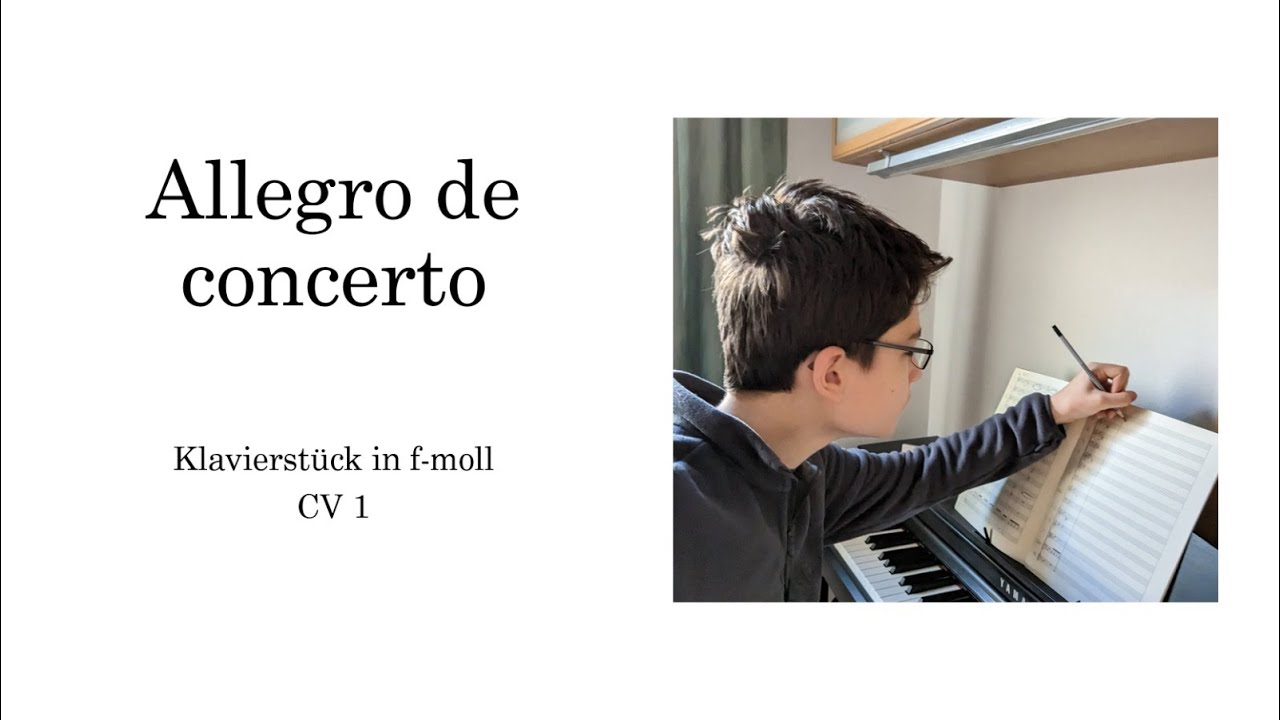 CAVKIC Anes - Allegro de concerto in f-moll, CV 1