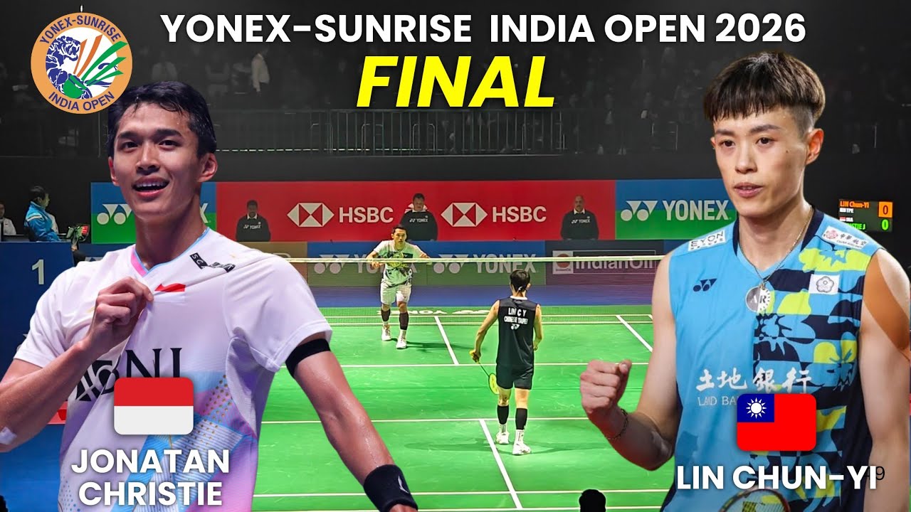 INTENSE MATCH!!! Jonatan Christie vs Lin Chun-Yi | India Open 2026 
