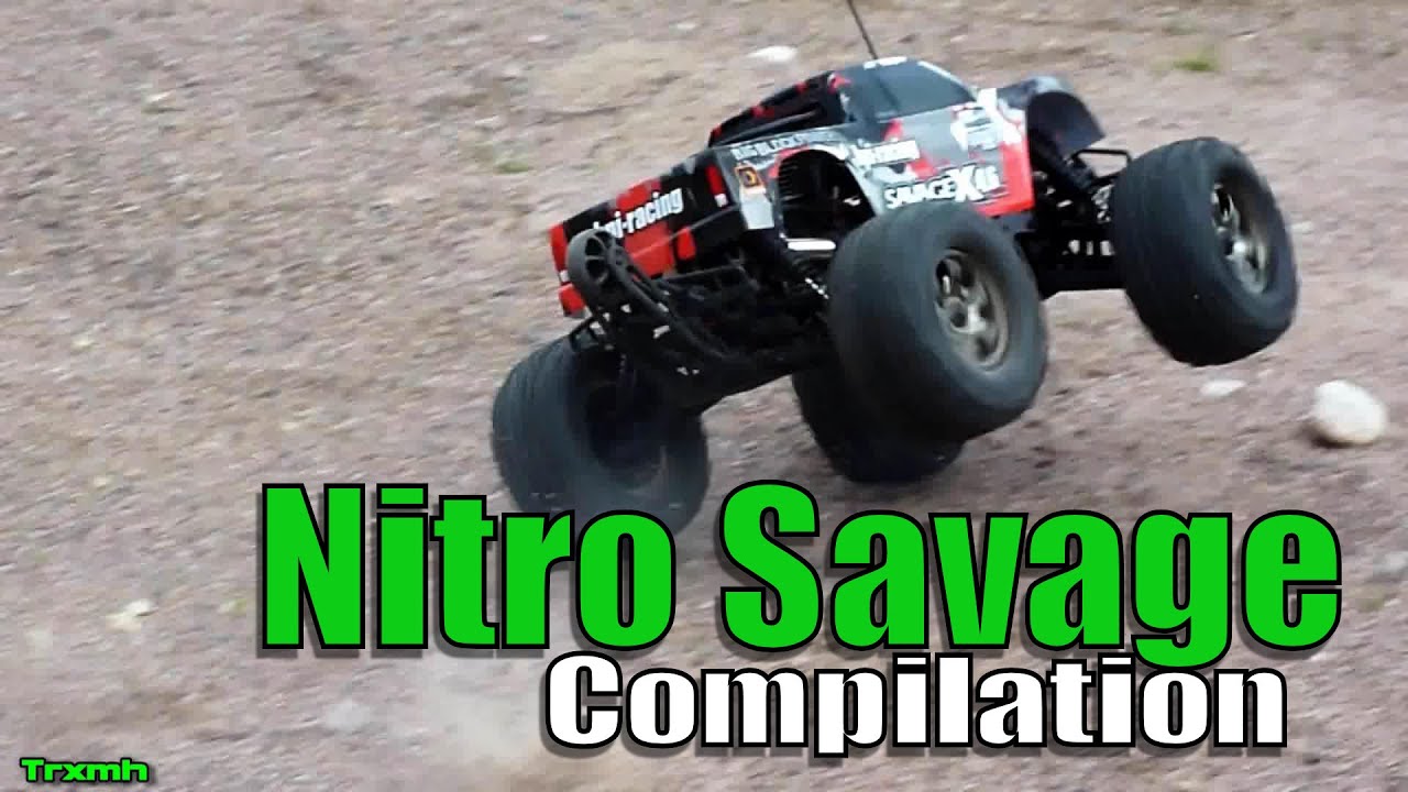 HPI Savage X 4.6 Nitro Monster Truck Compilation - Pure Sounds