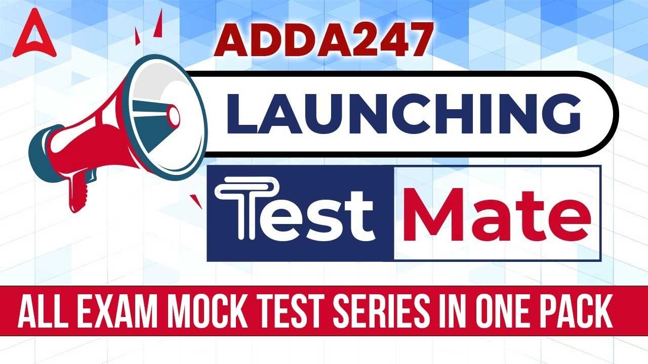 ADDA247 Launching TEST MATE for all exam Mock Test in one package | Limited offer available
