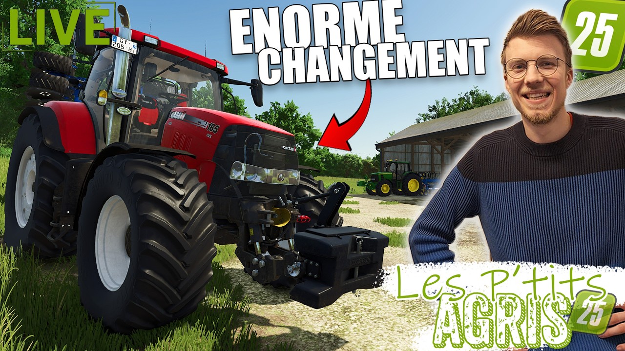 🔴GROSSES NOUVEAUTES A LA FERME ! 🚜🌱- Live Les P'tits Agris #06 - Fs25