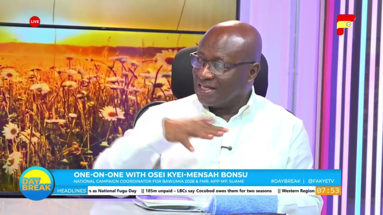 OSEI KYEI MENSAH BONSU DETAILED WHY BAWUMIA LOST THE 2024 ELECTION AND THE WAY FORWARD IN 2028
