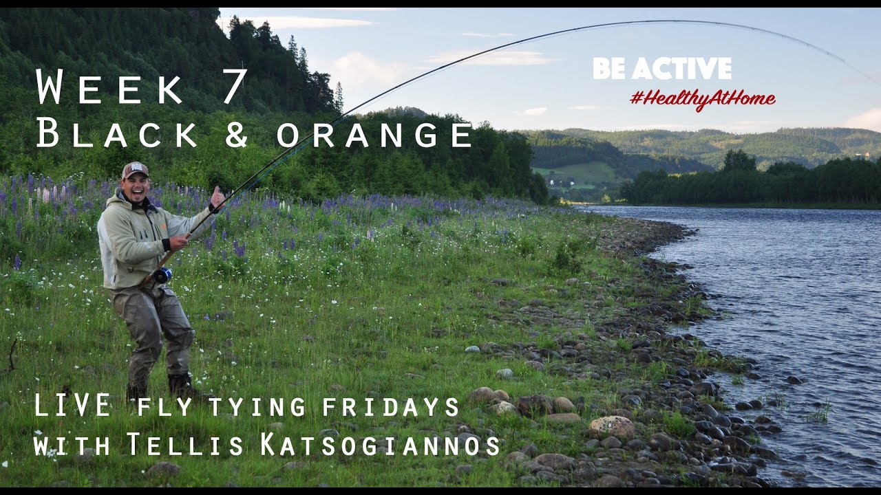 Fly Tying with Tellis Katsogiannos #7 Black & Orange
