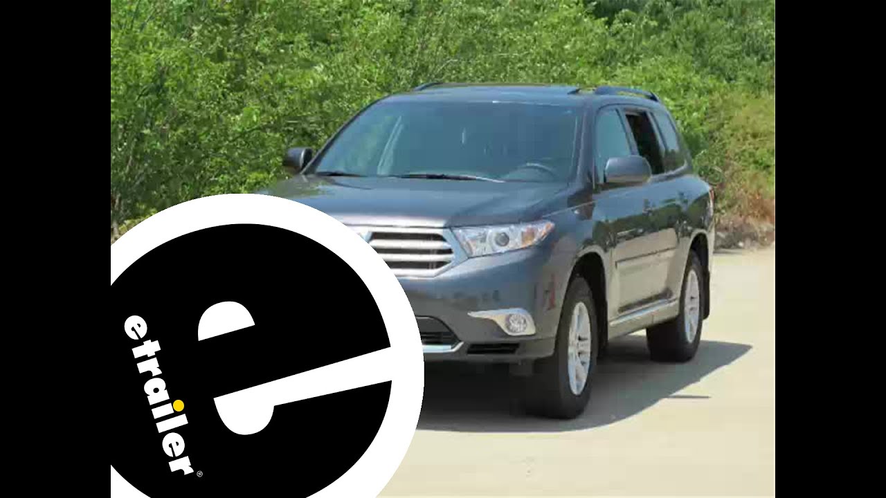 etrailer | DIY 2012 Toyota Highlander Installation for the Curt Trailer Hitch Receiver