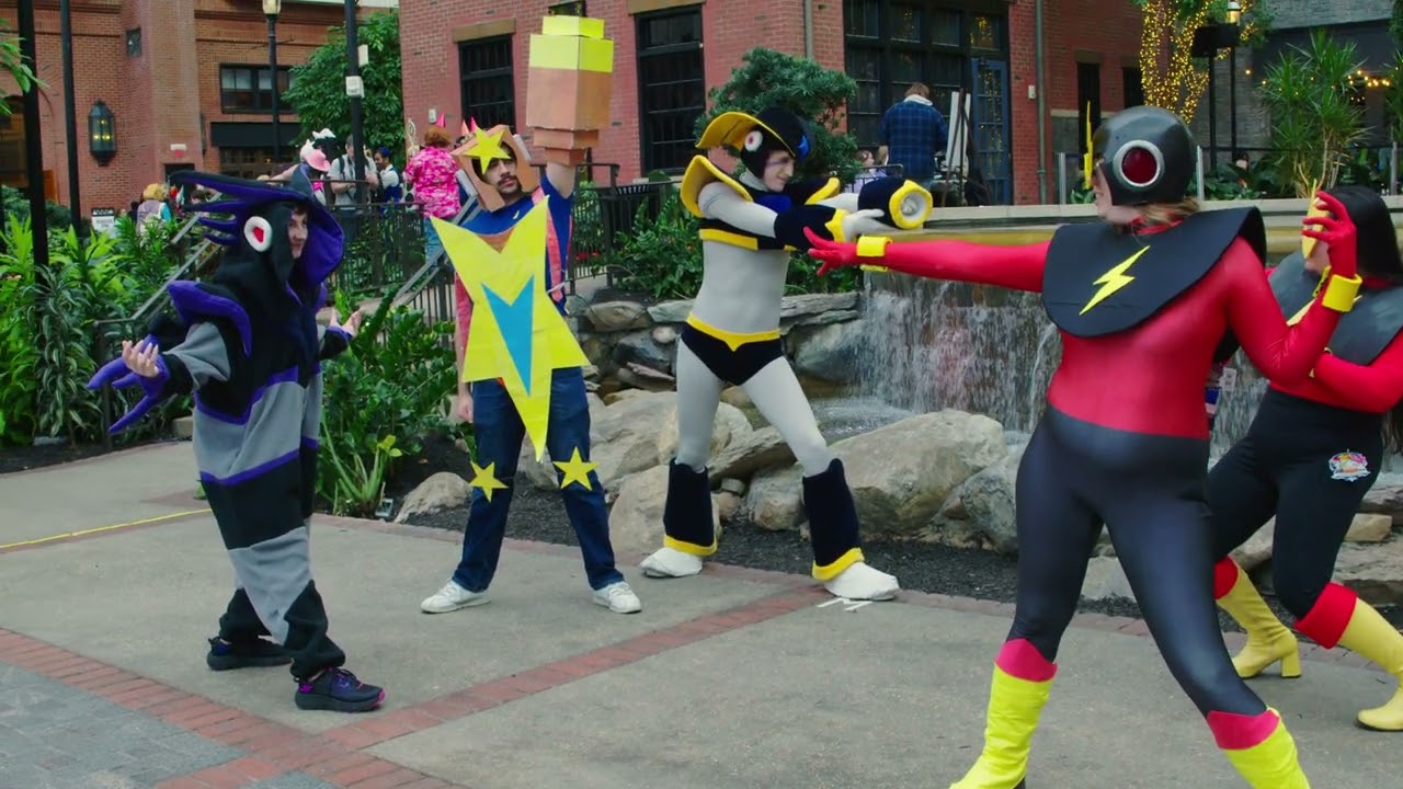 Magfest 2025 Mega Man Cosplay Gathering