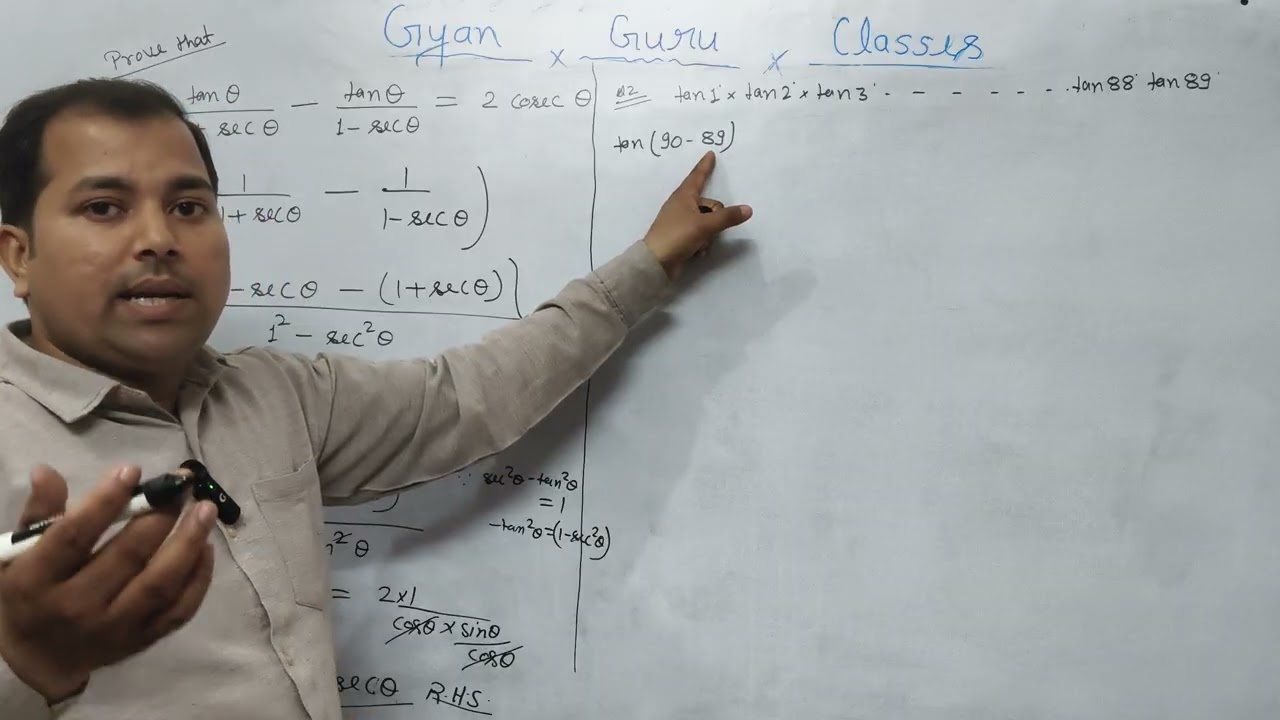 Trigonometry important questions 