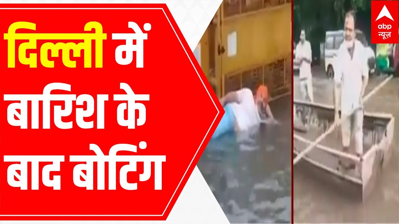 Delhi Rains and 3 different pictures of protest