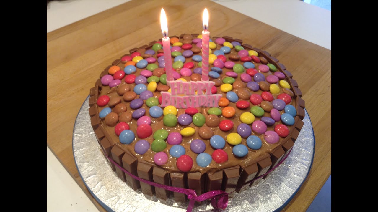 Recette facile de gâteau d'anniversaire.